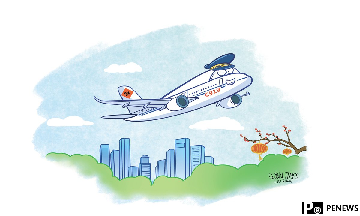 2025 Spring Festival travel rush opens new window to observe progress of the C919