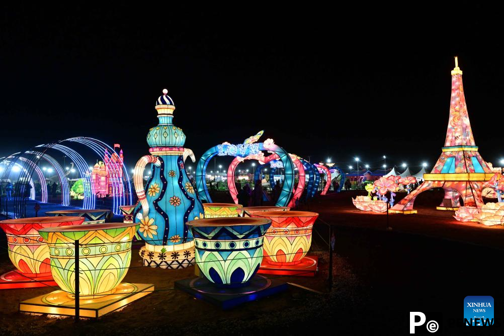 Light festival held in Kuwait