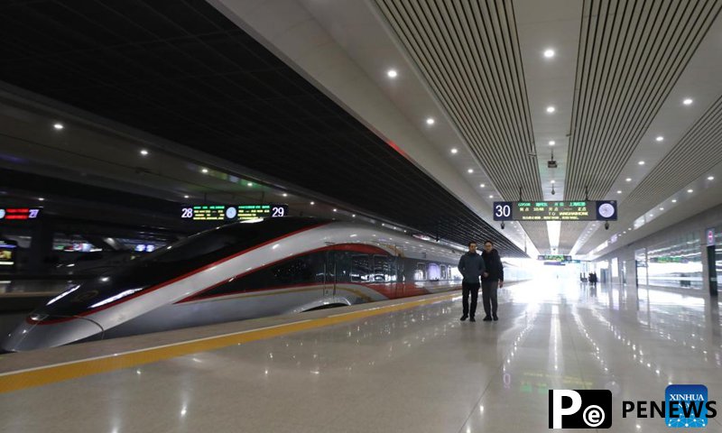 China optimizes national rail timetable on Sunday, adding more passenger and freight trains