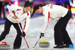 Curling women's round robin session at Winter Universiade: China vs. Italy