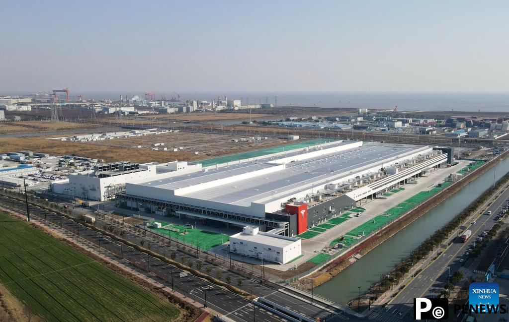 Tesla battery Megafactory in Shanghai launches production