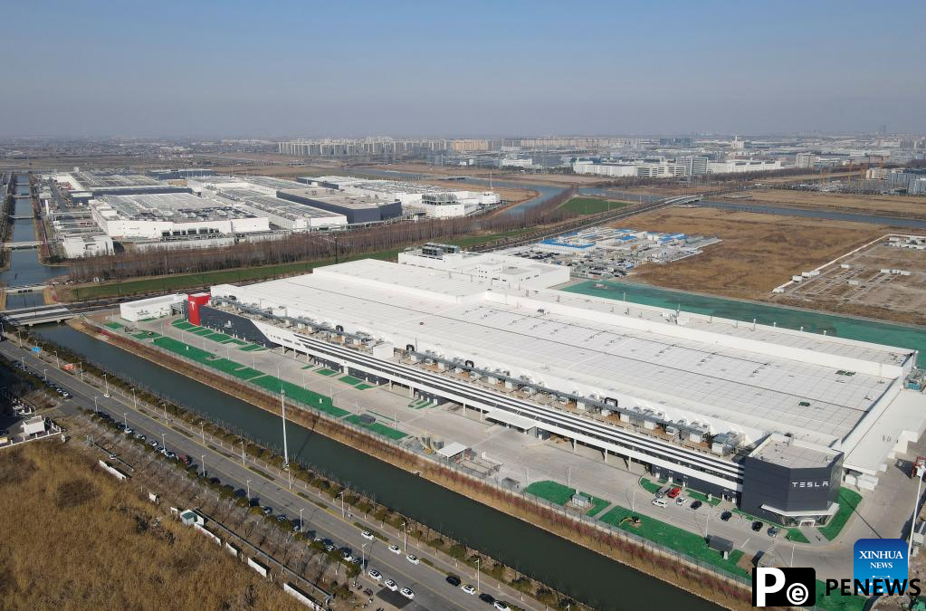 Tesla battery Megafactory in Shanghai launches production