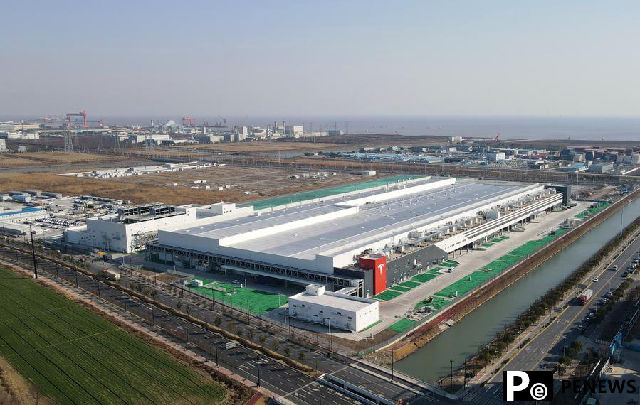Tesla Megafactory in Shanghai launches production