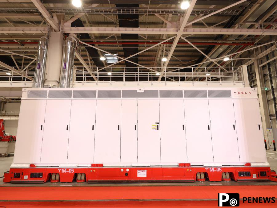 Tesla Megafactory in Shanghai launches production