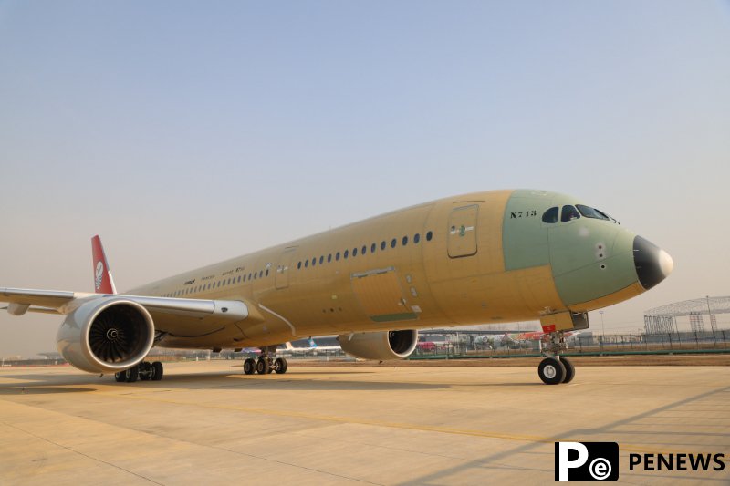 China receives first unpainted Airbus A350 in 2025 for finishing, delivery