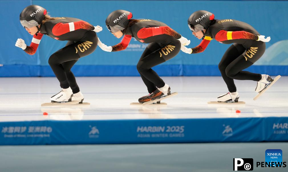 China wins speed skating women