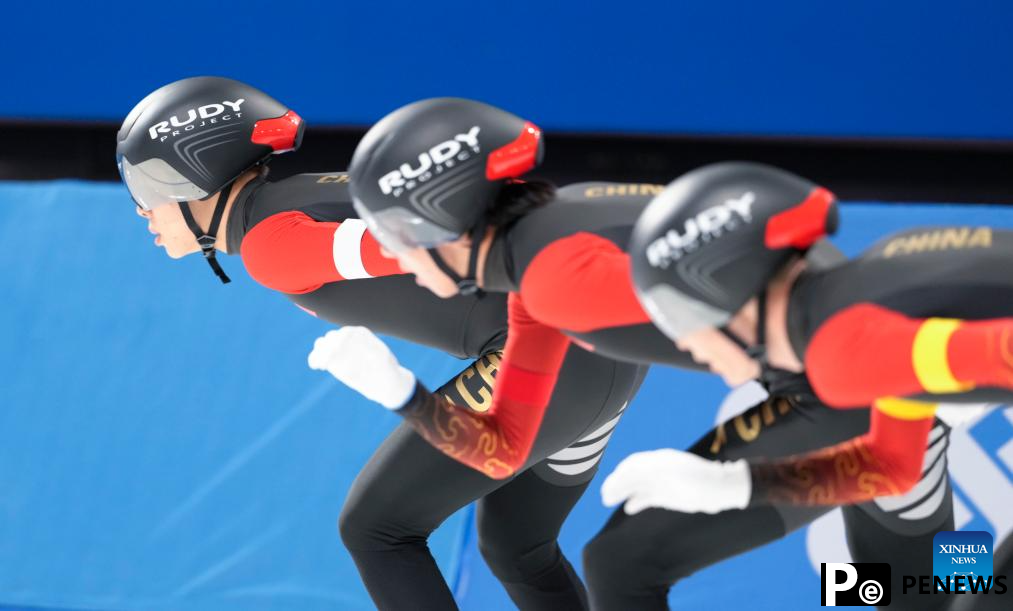 China wins speed skating women