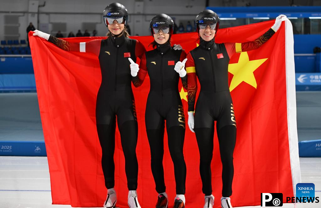 China wins speed skating women