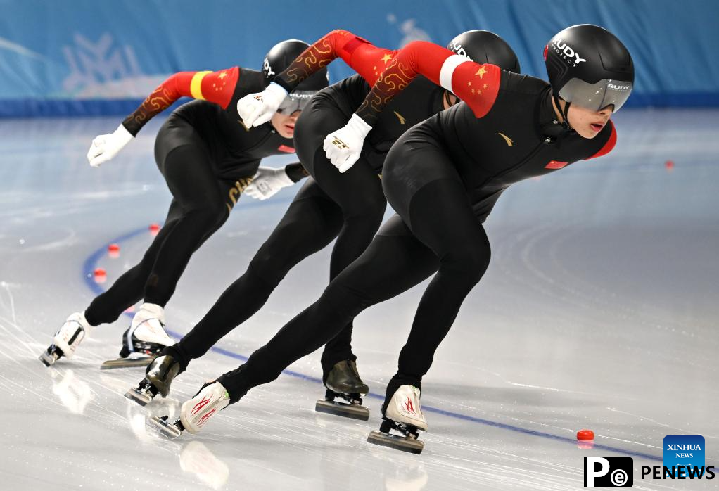 Ning, Han become triple winners as China racks up 11 speed skating golds at Harbin Winter Asiad
