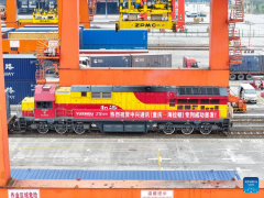 New freight train route links China's Chongqing with Afghanistan