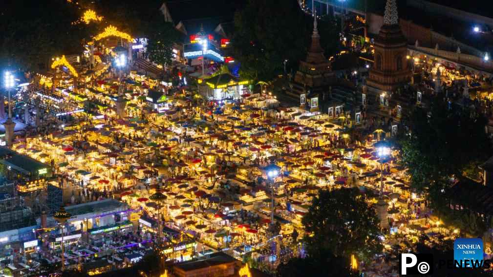 View of Jinghong City in SW China