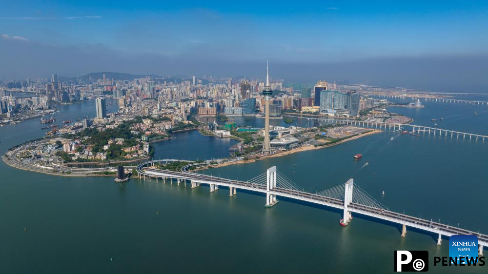 Aerial view of Macao, south China