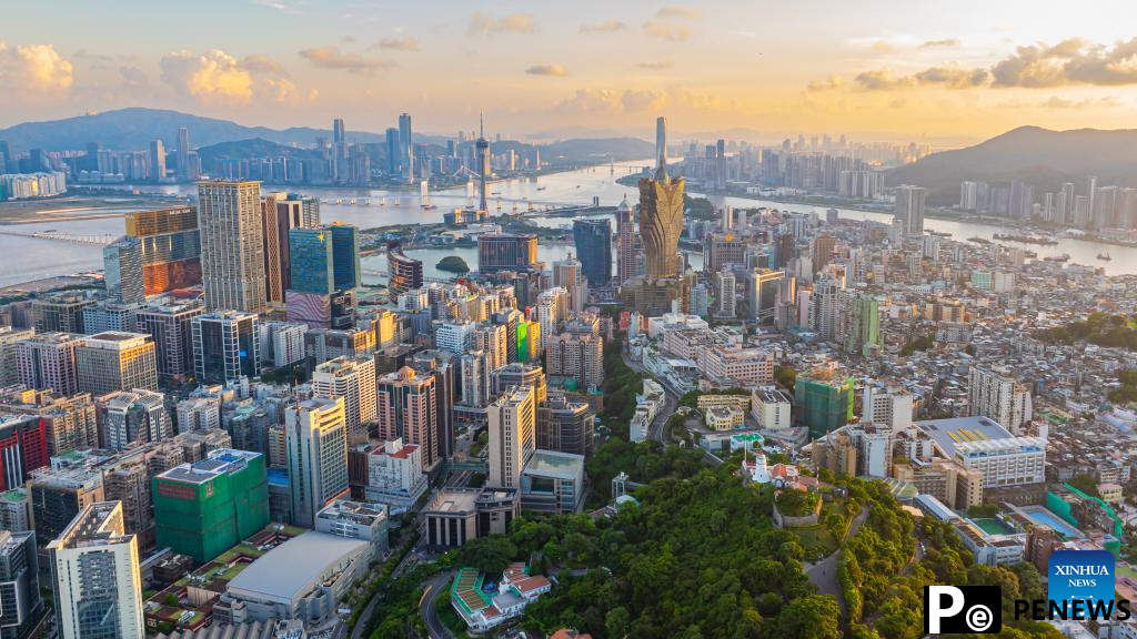 Aerial view of Macao, south China