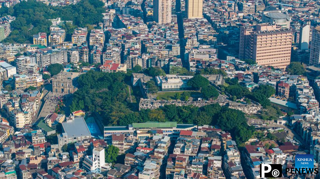 Aerial view of Macao, south China