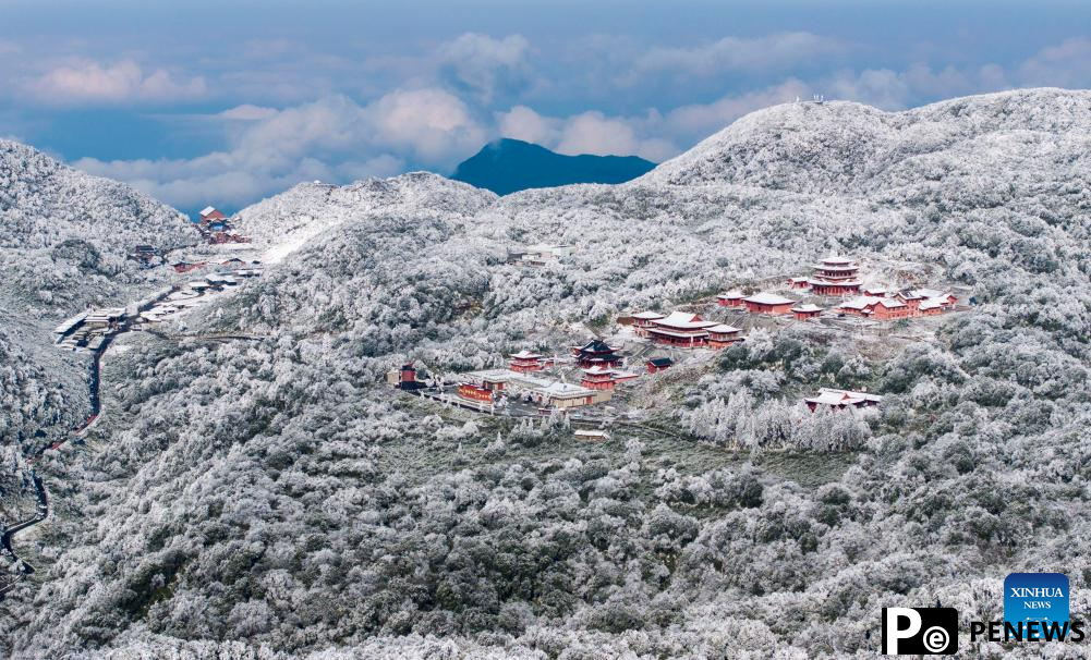 Winter scenery across China