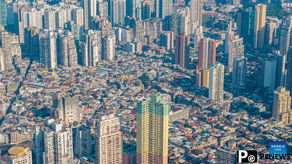 Aerial view of Macao, south China