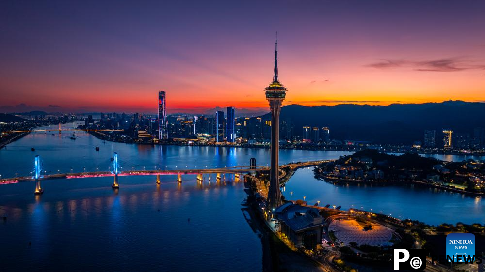 Aerial view of Macao, south China