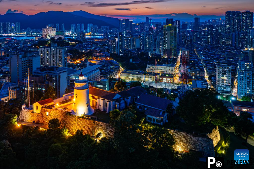 Aerial view of Macao, south China