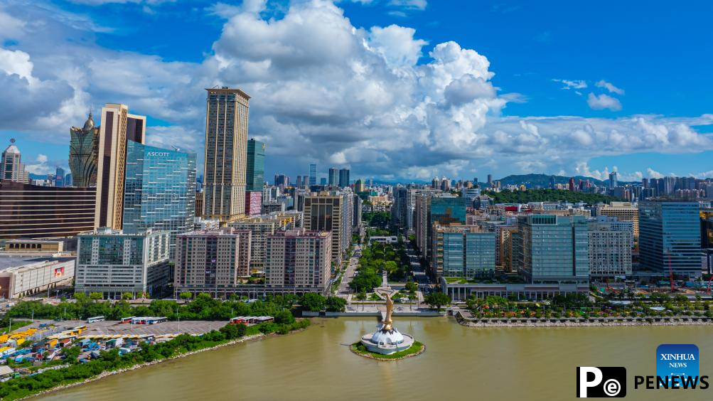 Aerial view of Macao, south China