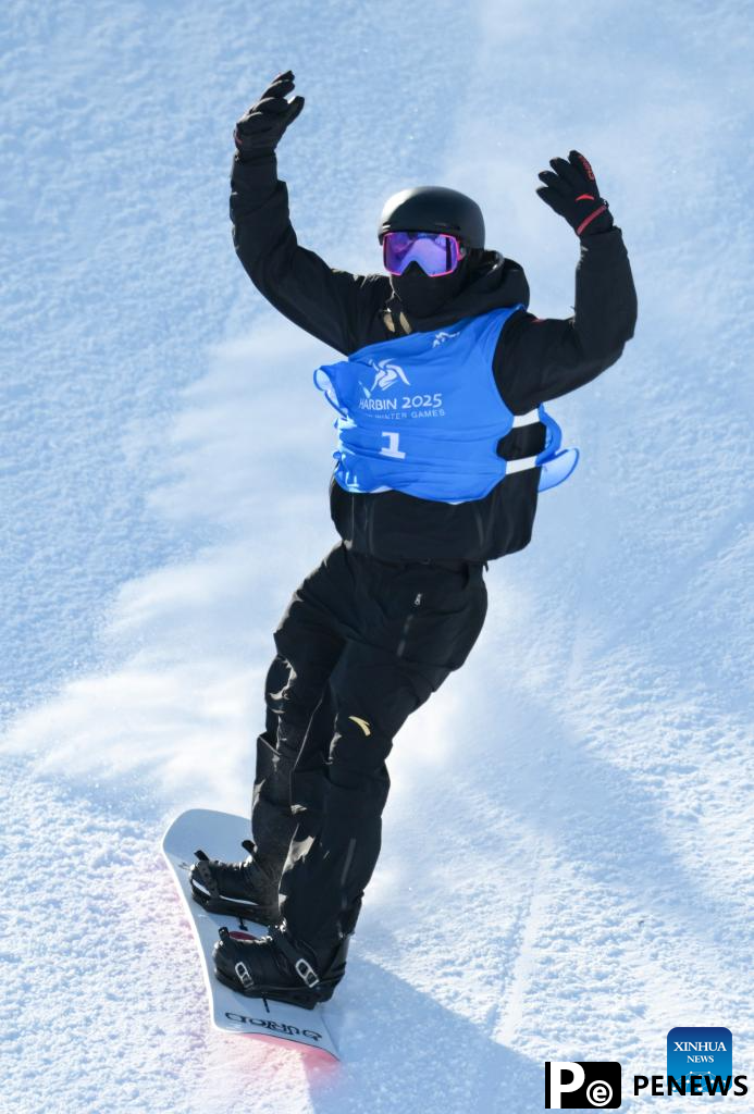China dominates snowboard Big Air at Harbin Asian Winter Games