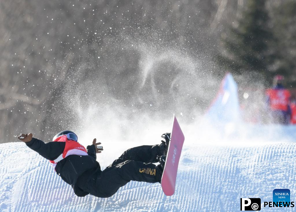 China dominates snowboard Big Air at Harbin Asian Winter Games