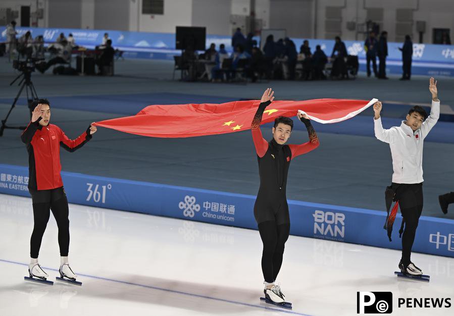 Gao wins 3rd gold at Harbin AWG as China achieves best record in speed skating
