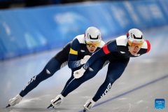 China wins speed skating men's team sprint at Harbin Asian Winter Games
