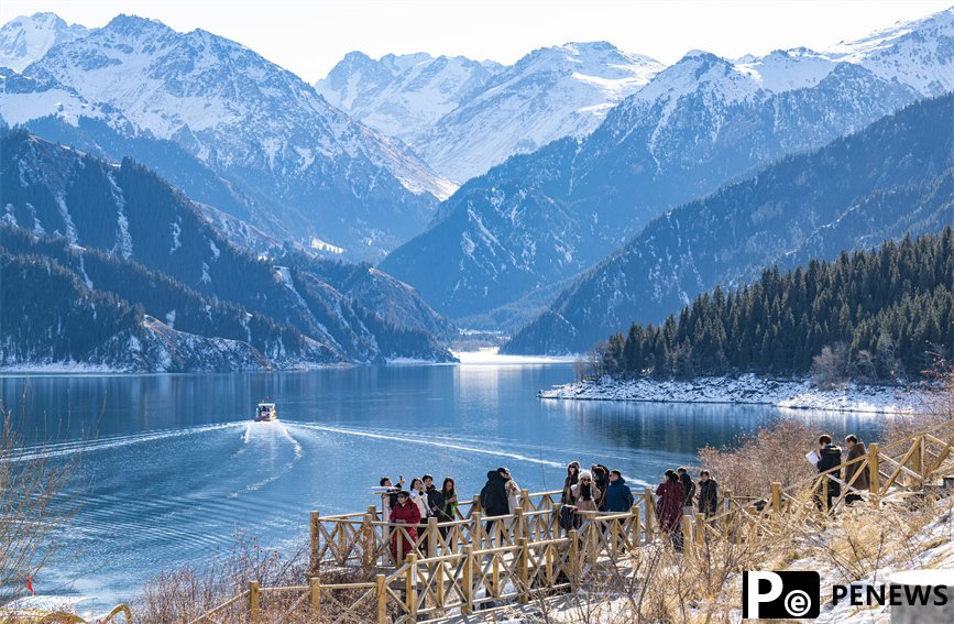 Tianchi Lake in NW China