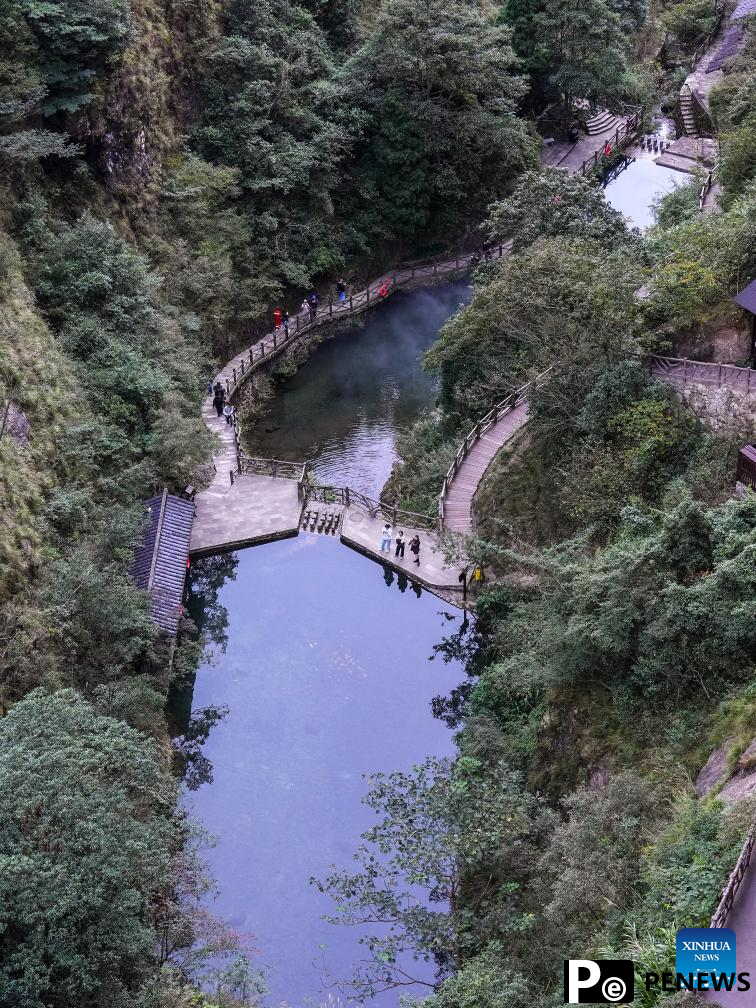 Yandang Mountain in east China attracts millions of visitors