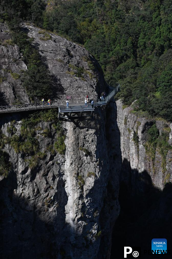 Yandang Mountain in east China attracts millions of visitors