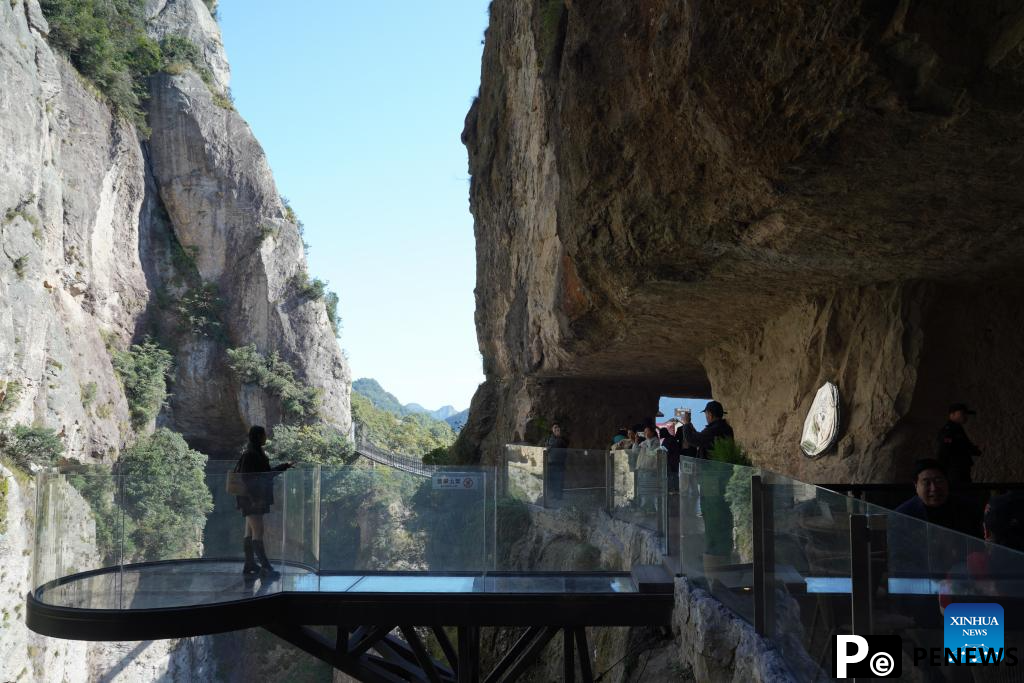Yandang Mountain in east China attracts millions of visitors