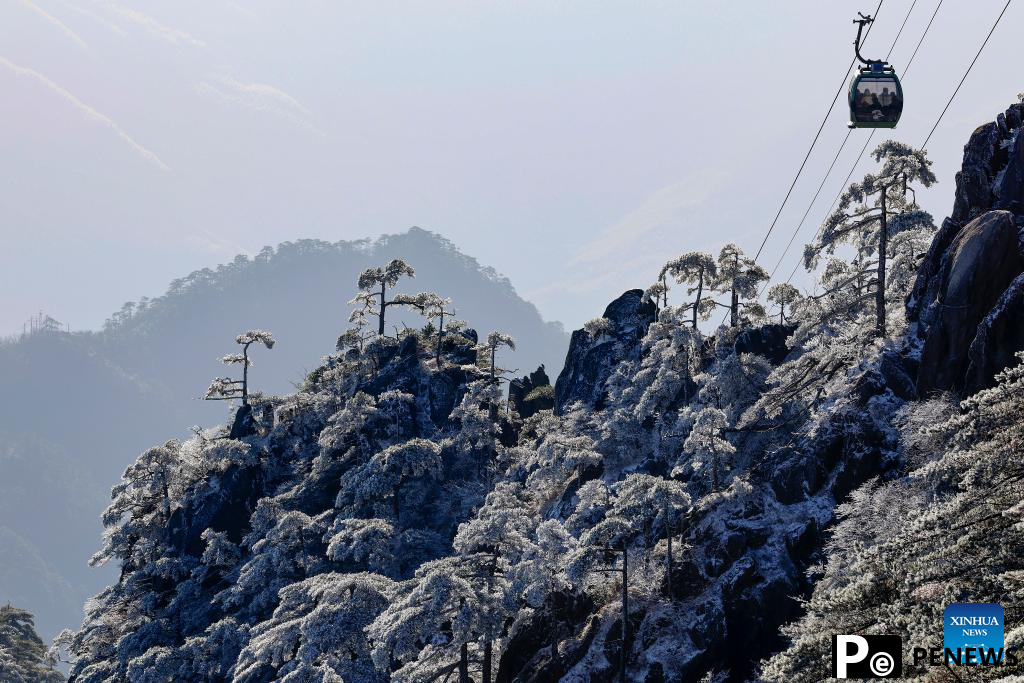 Scenery of Huangshan Mountain in China