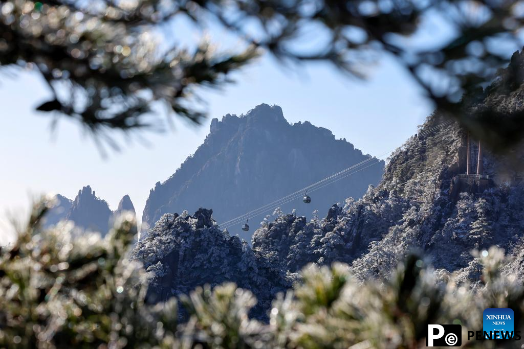 Scenery of Huangshan Mountain in China