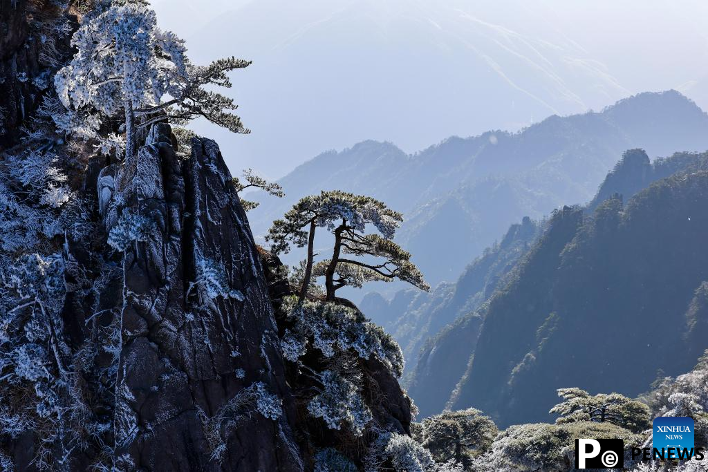 Scenery of Huangshan Mountain in China