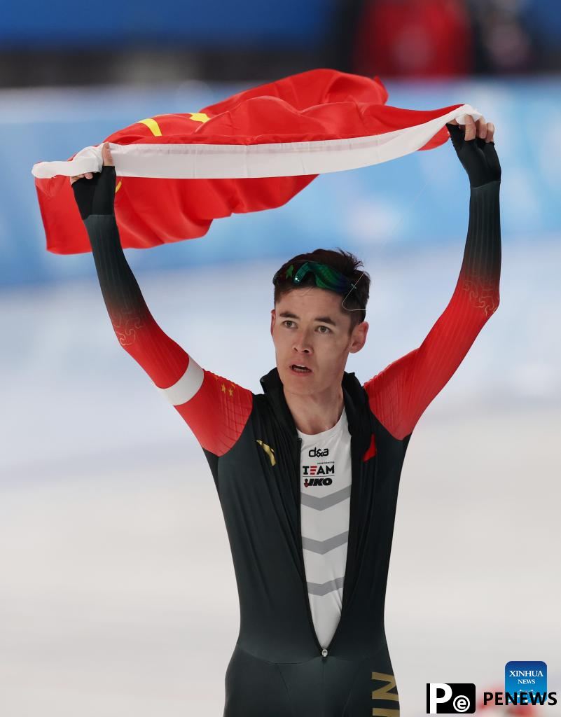 China sweeps speed skating men