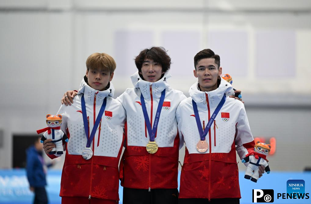 China sweeps speed skating men