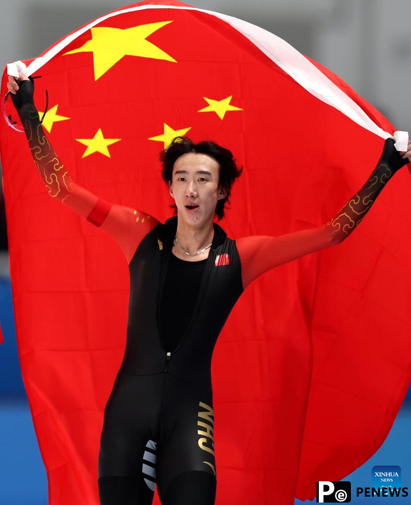 China sweeps speed skating men