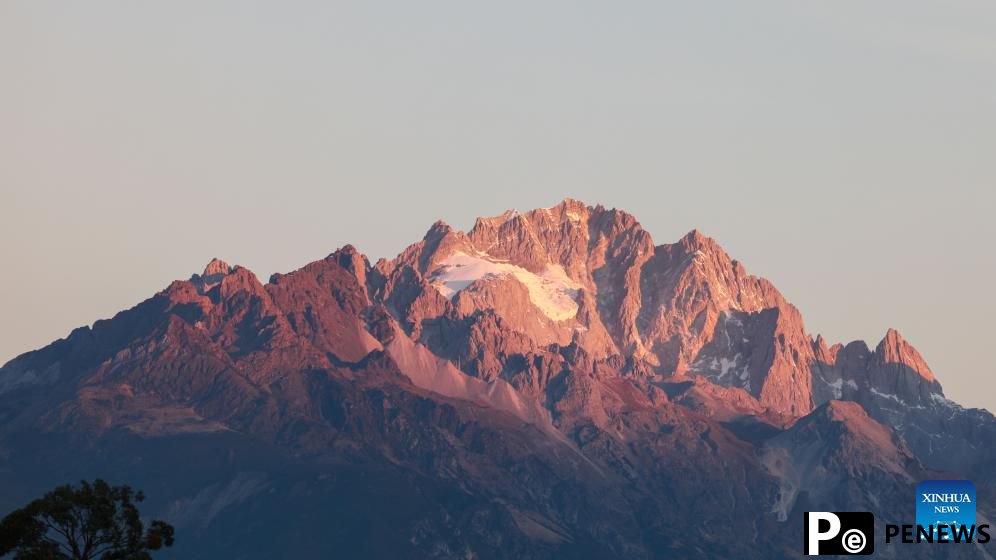 Scenery of Yulong Snow Mountain in Lijiang City, China