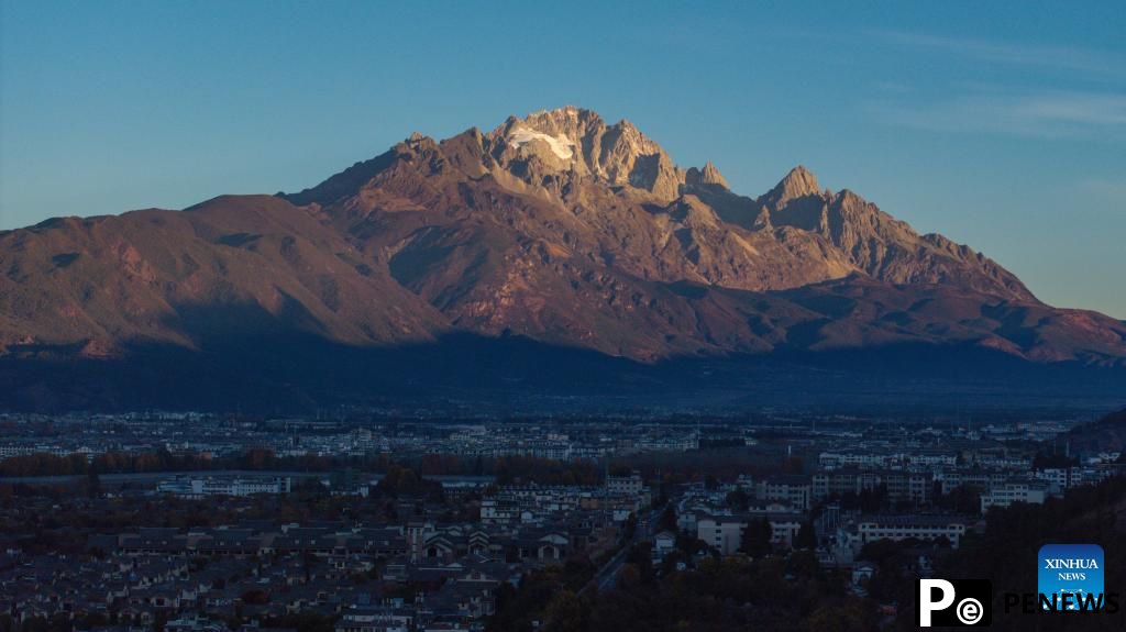 Scenery of Yulong Snow Mountain in Lijiang City, China