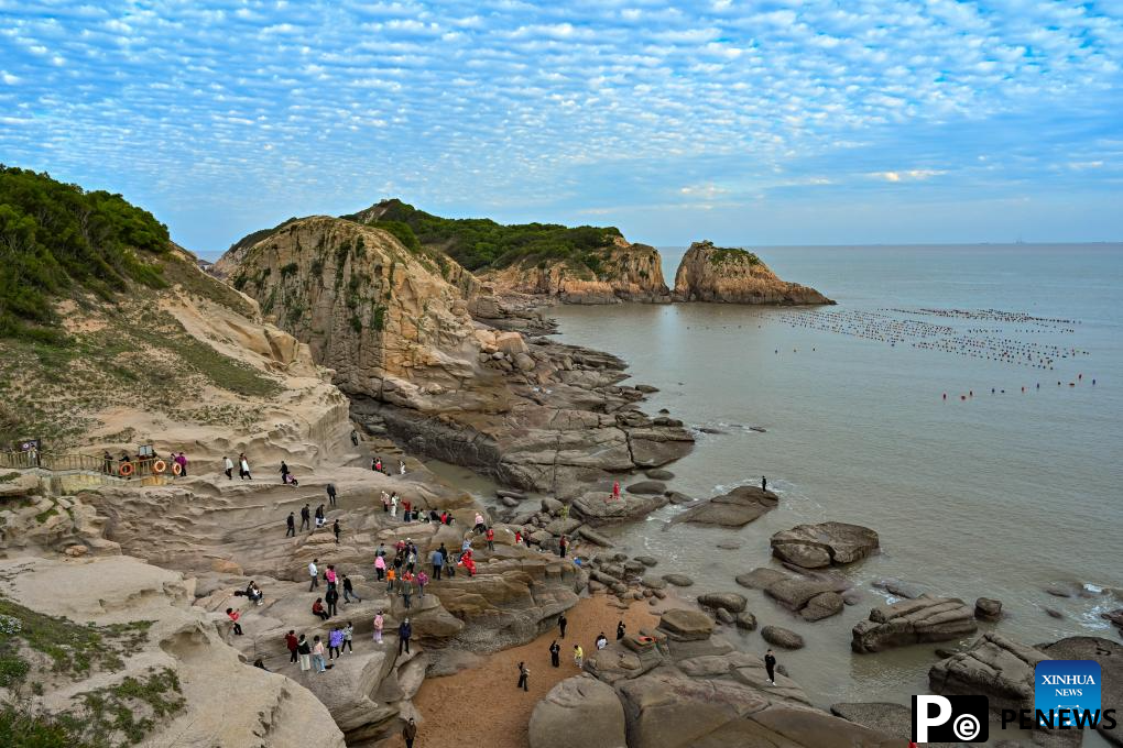 Seaside scenery of Xiapu County in China