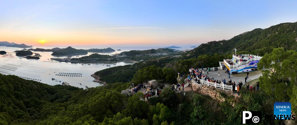 Seaside scenery of Xiapu County in China