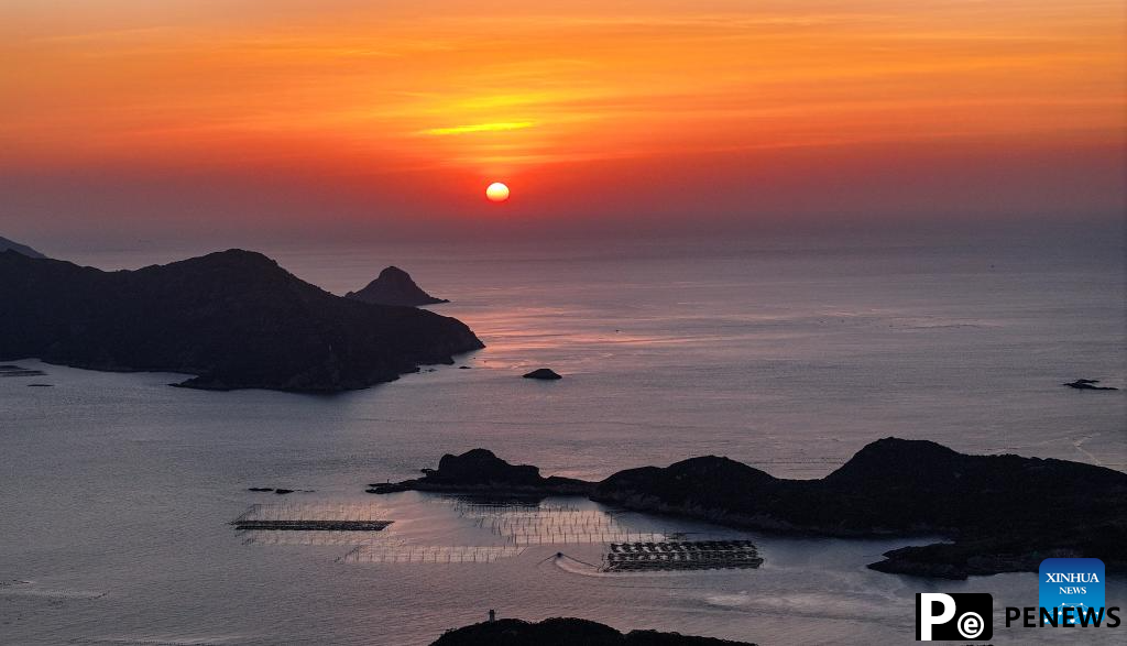 Seaside scenery of Xiapu County in China