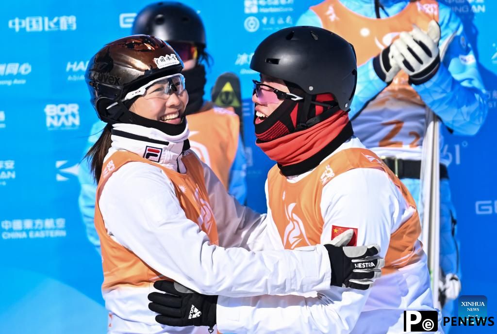 China wins freestyle skiing mixed team aerials at Harbin Asian Winter Games