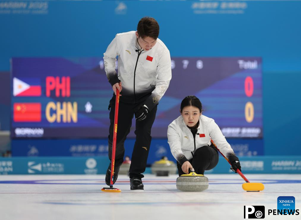 Asian Winter Games: mixed doubles bronze medal match of curling event
