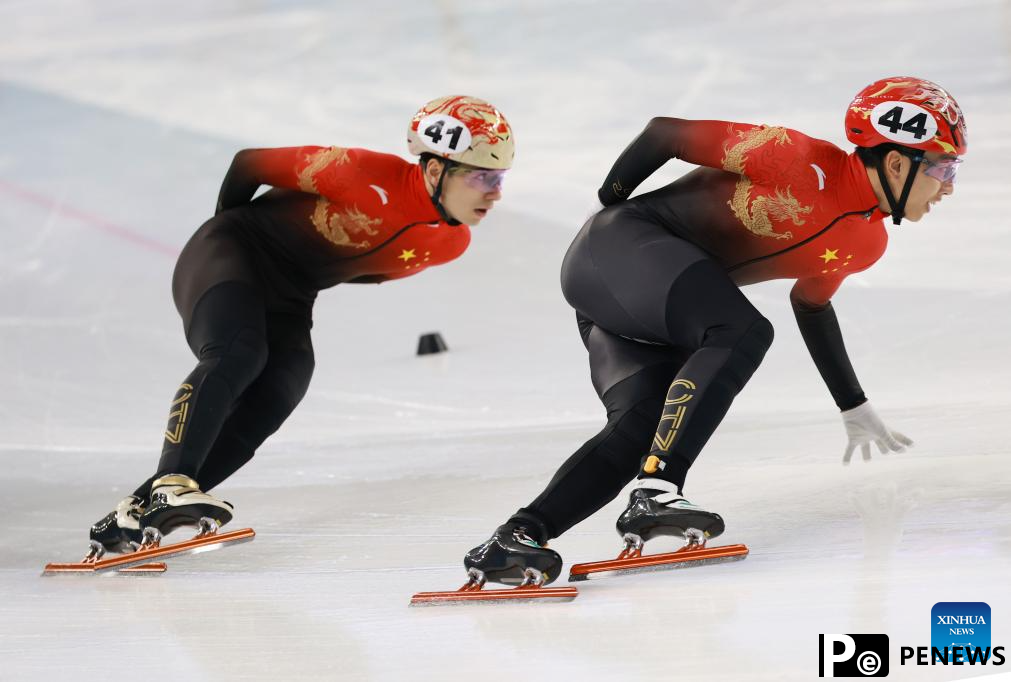 Highlights of short track speed skating at Asian Winter Games