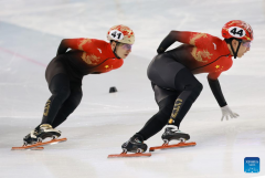 Highlights of short track speed skating at Asian Winter Games