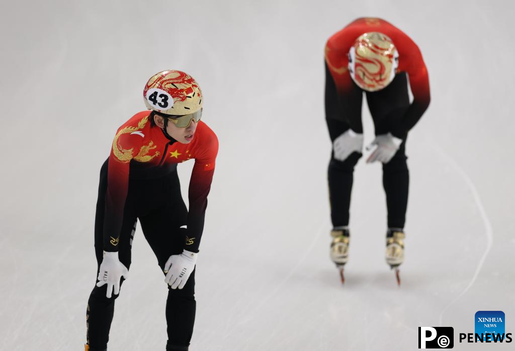 Highlights of short track speed skating at Asian Winter Games