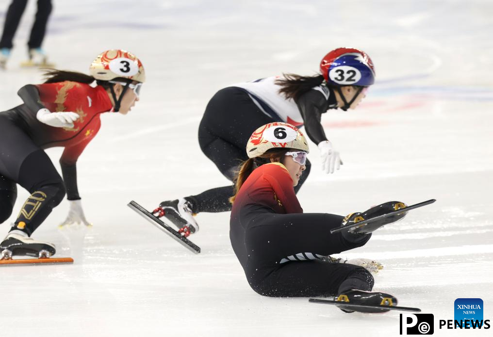 Highlights of short track speed skating at Asian Winter Games
