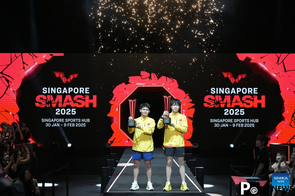 China set to sweep titles at WTT Singapore Smash