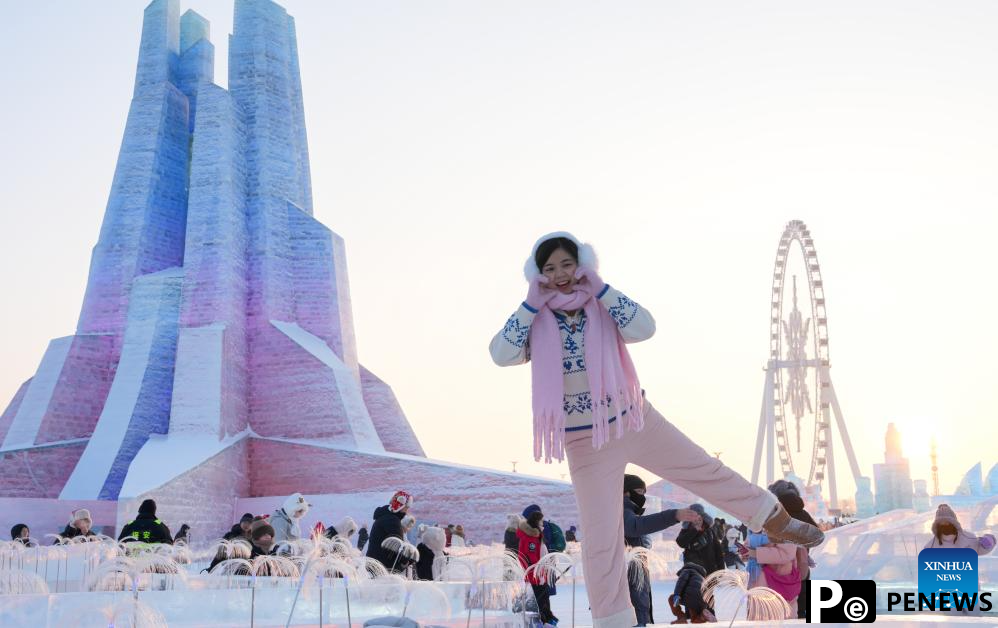 Harbin Ice-Snow World receives over 2 million visitors since it opened